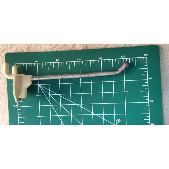 5 inch Plastic & Metal Pegboard Hooks Set of 24 for .25 inch Pegboard Shelving - Picture 5 of 13